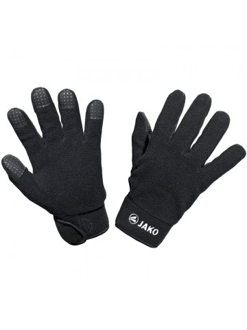 Spelershandschoenen fleece zwart
