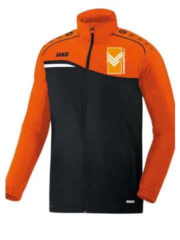 Regenjas Competition 2.0 zwart-fluo oranje