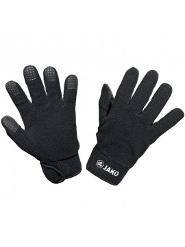 Spelershandschoenen fleece zwart