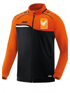 Polyestervest Competition 2.0 zwart-fluo oranje
